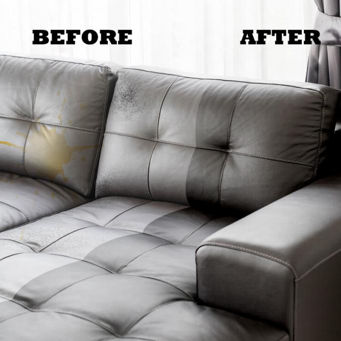 Kit de cuidado de sofá de cuero liso limpiador y alimentador de cuero Premium Kit de limpieza de muebles de cuero liso Cuidado completo de sofás, sillas y tapicería de cuero liso 4