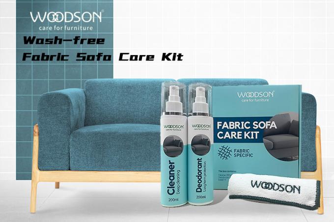Tejido Kit de cuidado de muebles Asiento de coche Tejido blanco Sofas Limpiador Jabón Spray líquido Tejido Limpiador y desodorante 0