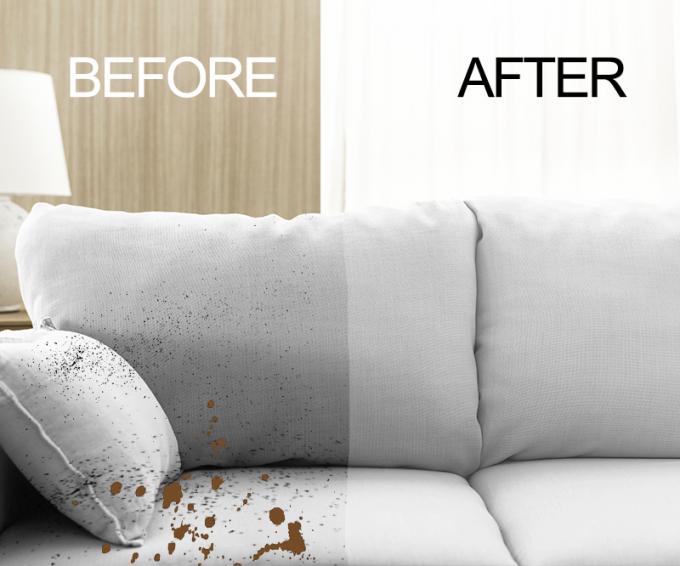 Tejido Kit de cuidado de muebles Asiento de coche Tejido blanco Sofas Limpiador Jabón Spray líquido Tejido Limpiador y desodorante 4